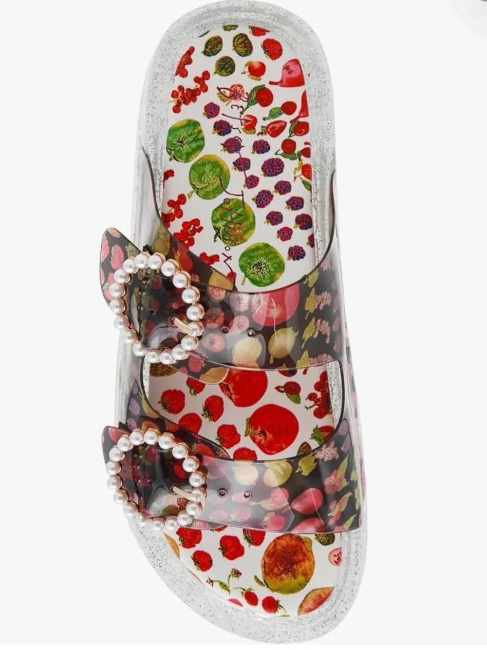 Betsey Johnson Colorful Platform Jelly Sandal Fruity Landin #083